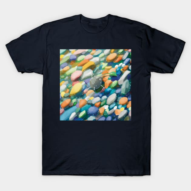 Pebble Puddles T-Shirt by KatieKat